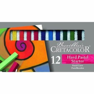 Cretacolor Hard Pastel Starter, kovat pastelliliidut 12kpl